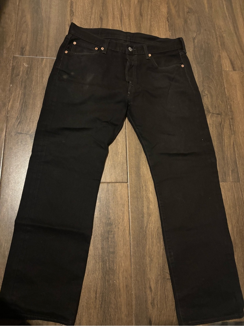 Levi's Men's Black Straight Jeans